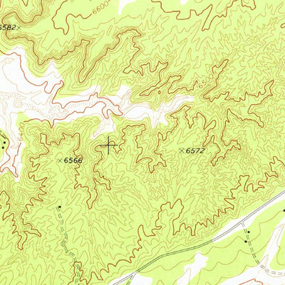 United States Geological Survey Ganado, AZ (1973, 24000-Scale) digital map