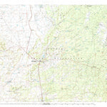 United States Geological Survey Ganado, AZ-NM (1984, 100000-Scale) digital map