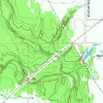 United States Geological Survey Ganado NE, TX (1965, 24000-Scale) digital map