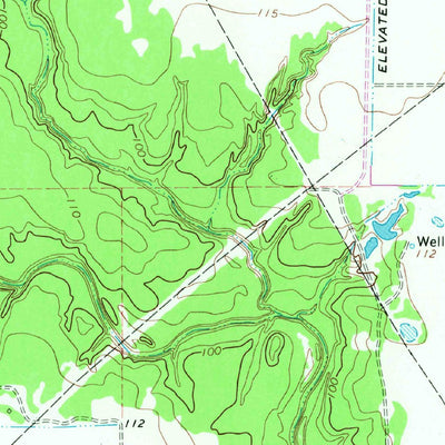 United States Geological Survey Ganado NE, TX (1965, 24000-Scale) digital map