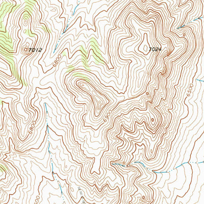 United States Geological Survey Gandolfo Canyon, NV (1969, 24000-Scale) digital map