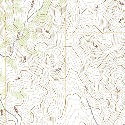 United States Geological Survey Gandolfo Canyon, NV (2018, 24000-Scale) digital map