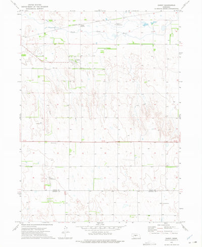 United States Geological Survey Gandy, NE (1972, 24000-Scale) digital map