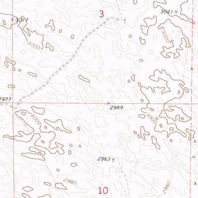 United States Geological Survey Gandy SW, NE (1972, 24000-Scale) digital map