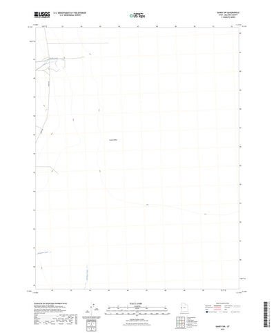 United States Geological Survey Gandy SW, UT (2023, 24000-Scale) digital map