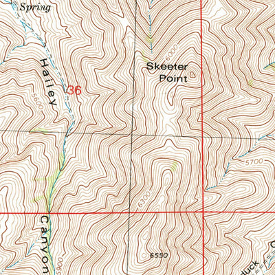 United States Geological Survey Gannett, ID (1979, 24000-Scale) digital map