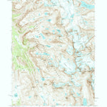 United States Geological Survey Gannett Peak, WY (1968, 24000-Scale) digital map