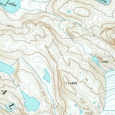 United States Geological Survey Gannett Peak, WY (1968, 24000-Scale) digital map