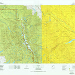 United States Geological Survey Gannett Peak, WY (1978, 100000-Scale) digital map