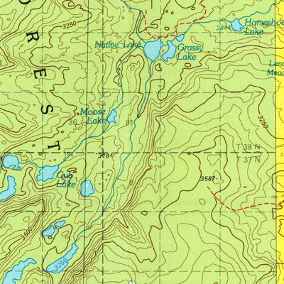 United States Geological Survey Gannett Peak, WY (1978, 100000-Scale) digital map