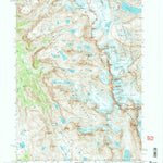 United States Geological Survey Gannett Peak, WY (1991, 24000-Scale) digital map