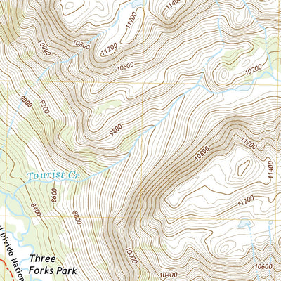 United States Geological Survey Gannett Peak, WY (2021, 24000-Scale) digital map