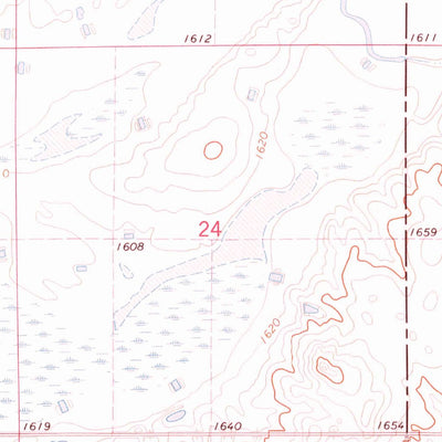 United States Geological Survey Gannvalley, SD (1973, 24000-Scale) digital map