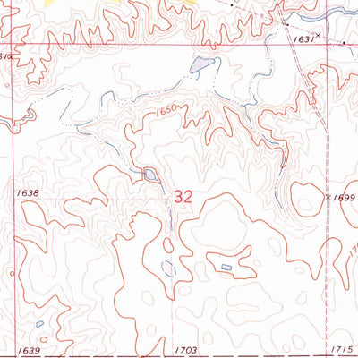 United States Geological Survey Gannvalley, SD (1973, 24000-Scale) digital map