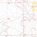United States Geological Survey Gannvalley SE, SD (1973, 24000-Scale) digital map