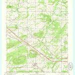 United States Geological Survey Gans, OK (1966, 24000-Scale) digital map