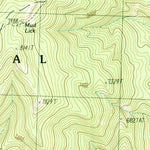 United States Geological Survey Gant Ridge, ID (1989, 24000-Scale) digital map