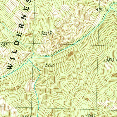 United States Geological Survey Gant Ridge, ID (1989, 24000-Scale) digital map