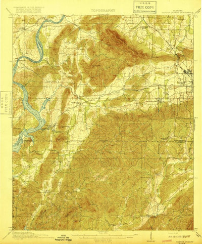United States Geological Survey Gantts Quarry, AL (1917, 62500-Scale) digital map