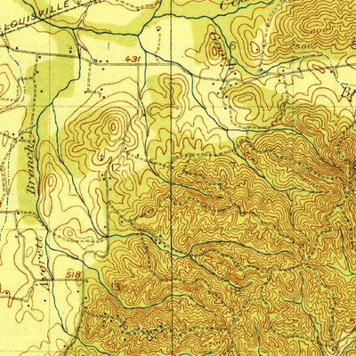 United States Geological Survey Gantts Quarry, AL (1917, 62500-Scale) digital map