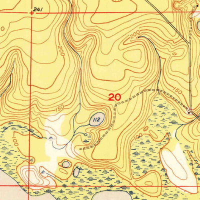 United States Geological Survey Gap Lake, FL (1951, 24000-Scale) digital map