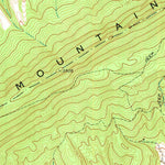 United States Geological Survey Gap Mills, WV (1971, 24000-Scale) digital map