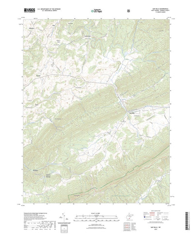 United States Geological Survey Gap Mills, WV (2023, 24000-Scale) digital map