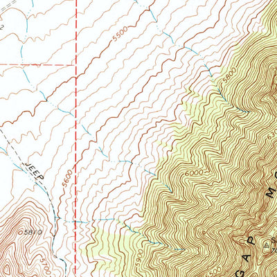United States Geological Survey Gap Mountain, NV (1969, 24000-Scale) digital map
