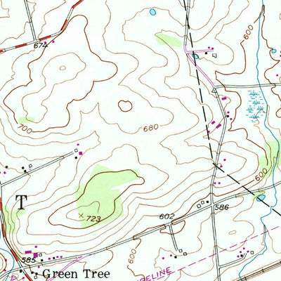 United States Geological Survey Gap, PA (1955, 24000-Scale) digital map