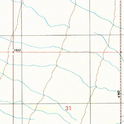 United States Geological Survey Gap Tank, AZ (1996, 24000-Scale) digital map