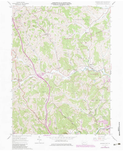 United States Geological Survey Garards Fort, PA (1961, 24000-Scale) digital map