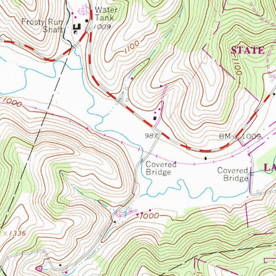 United States Geological Survey Garards Fort, PA (1961, 24000-Scale) digital map