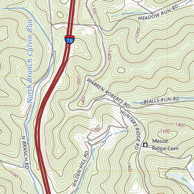 United States Geological Survey Garards Fort, PA (2023, 24000-Scale) digital map