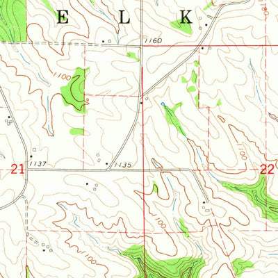 United States Geological Survey Garber, IA (1964, 24000-Scale) digital map