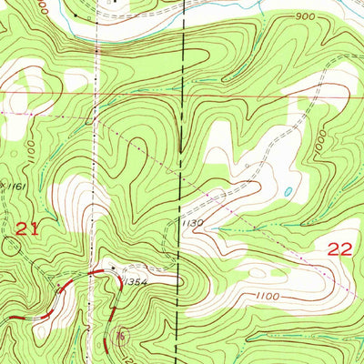 United States Geological Survey Garber, MO (1950, 24000-Scale) digital map