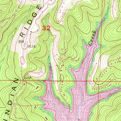 United States Geological Survey Garber, MO (1950, 24000-Scale) digital map