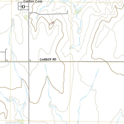 United States Geological Survey Garber, OK (2022, 24000-Scale) digital map