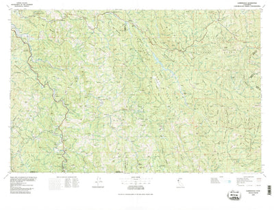 United States Geological Survey Garberville, CA (1979, 100000-Scale) digital map