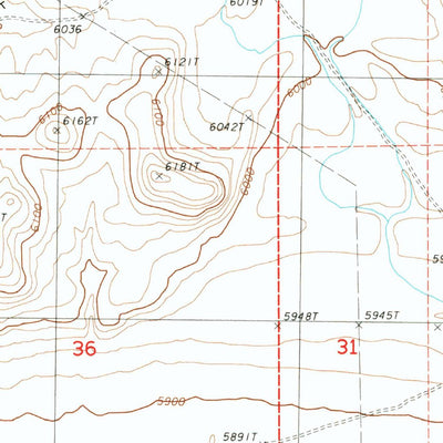 United States Geological Survey Garcia Flat, NV (1985, 24000-Scale) digital map