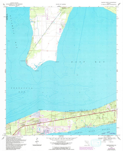 United States Geological Survey Garcon Point, FL (1970, 24000-Scale) digital map