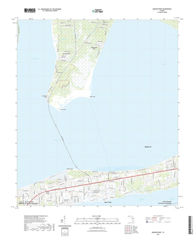United States Geological Survey Garcon Point, FL (2021, 24000-Scale) digital map