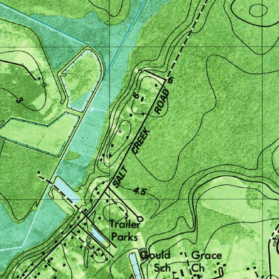 United States Geological Survey Garden City, GA (1980, 24000-Scale) digital map