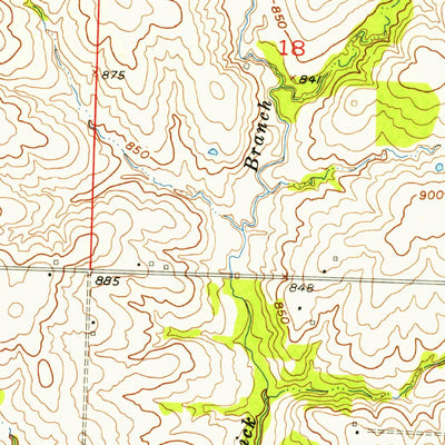 United States Geological Survey Garden City, MO (1954, 24000-Scale) digital map