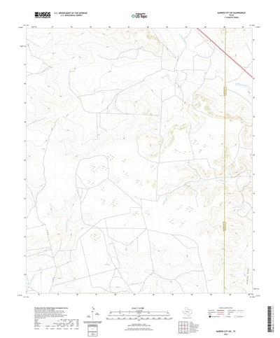 United States Geological Survey Garden City NE, TX (2022, 24000-Scale) digital map
