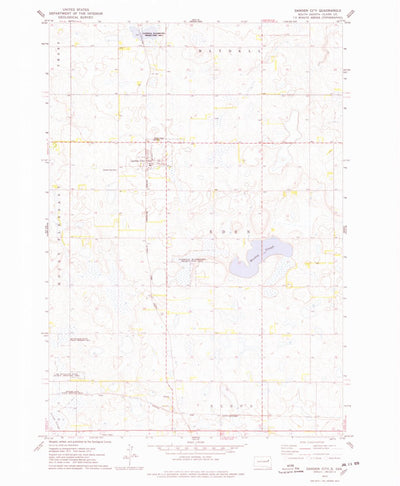 United States Geological Survey Garden City, SD (1973, 24000-Scale) digital map