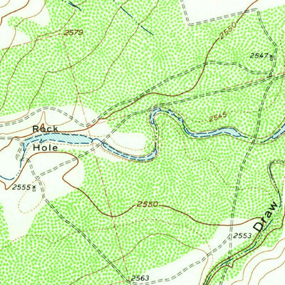 United States Geological Survey Garden City, TX (1963, 24000-Scale) digital map