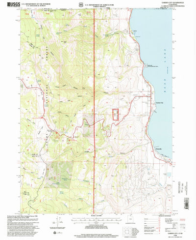 United States Geological Survey Garden City, UT-ID (1998, 24000-Scale) digital map