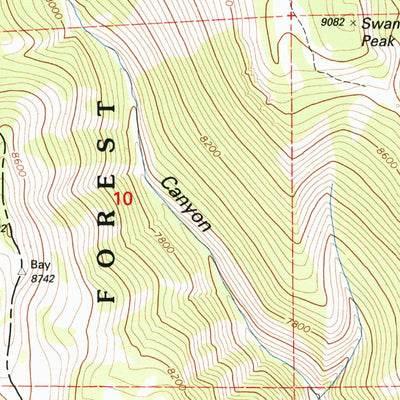 United States Geological Survey Garden City, UT-ID (1998, 24000-Scale) digital map