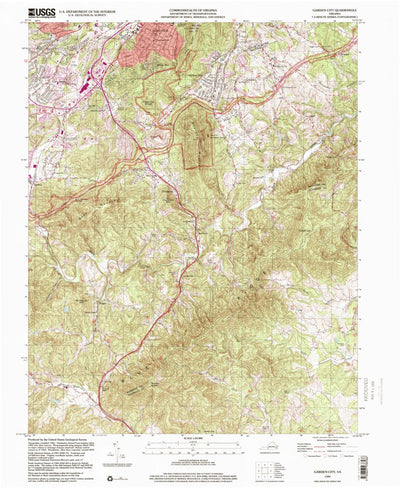 United States Geological Survey Garden City, VA (1999, 24000-Scale) digital map