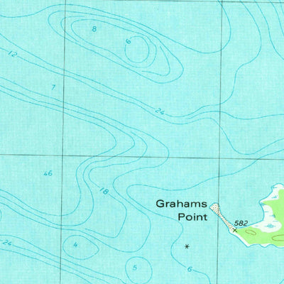 United States Geological Survey Garden Island West, MI (1980, 24000-Scale) digital map